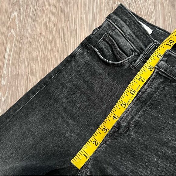 MOTHER Women's Straight Leg Jeans - Dark Blue - Picture 14 of 16